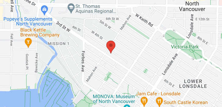 map of 312 270 W 3RD STREET